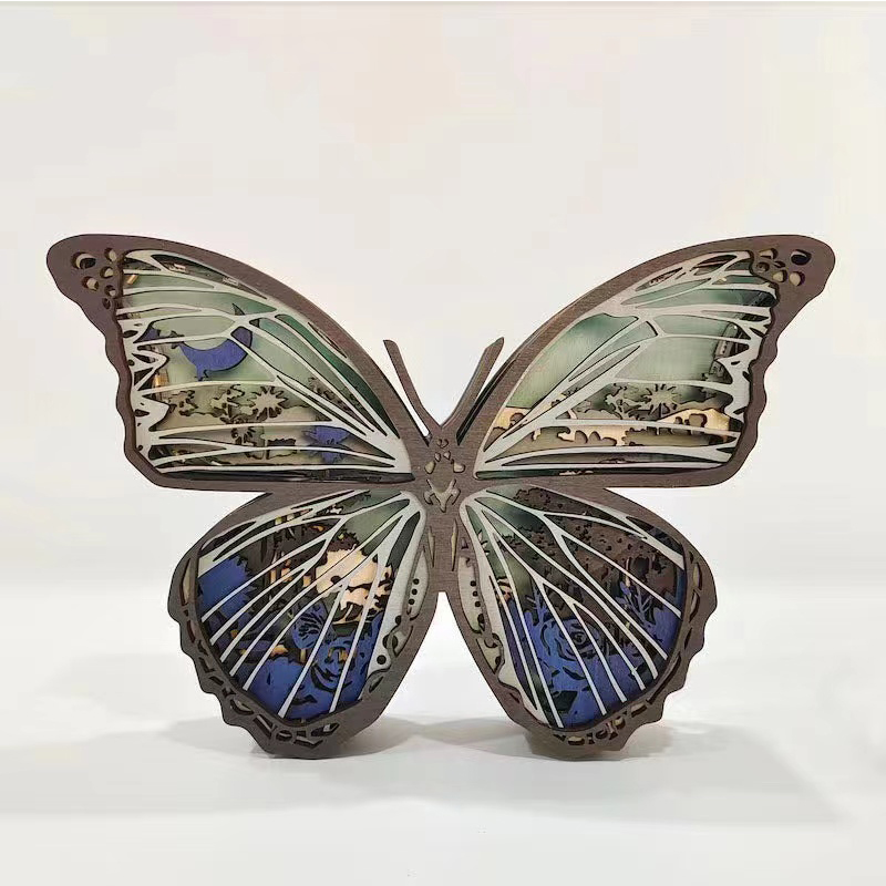 3D деревянные украшения бабочки
